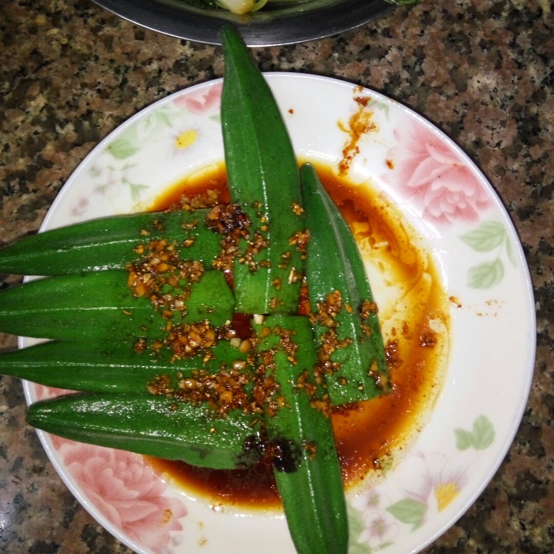 蒜蓉秋葵