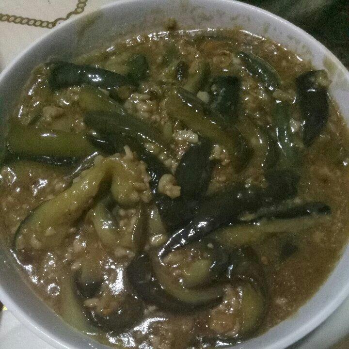 红烧肉沫茄子