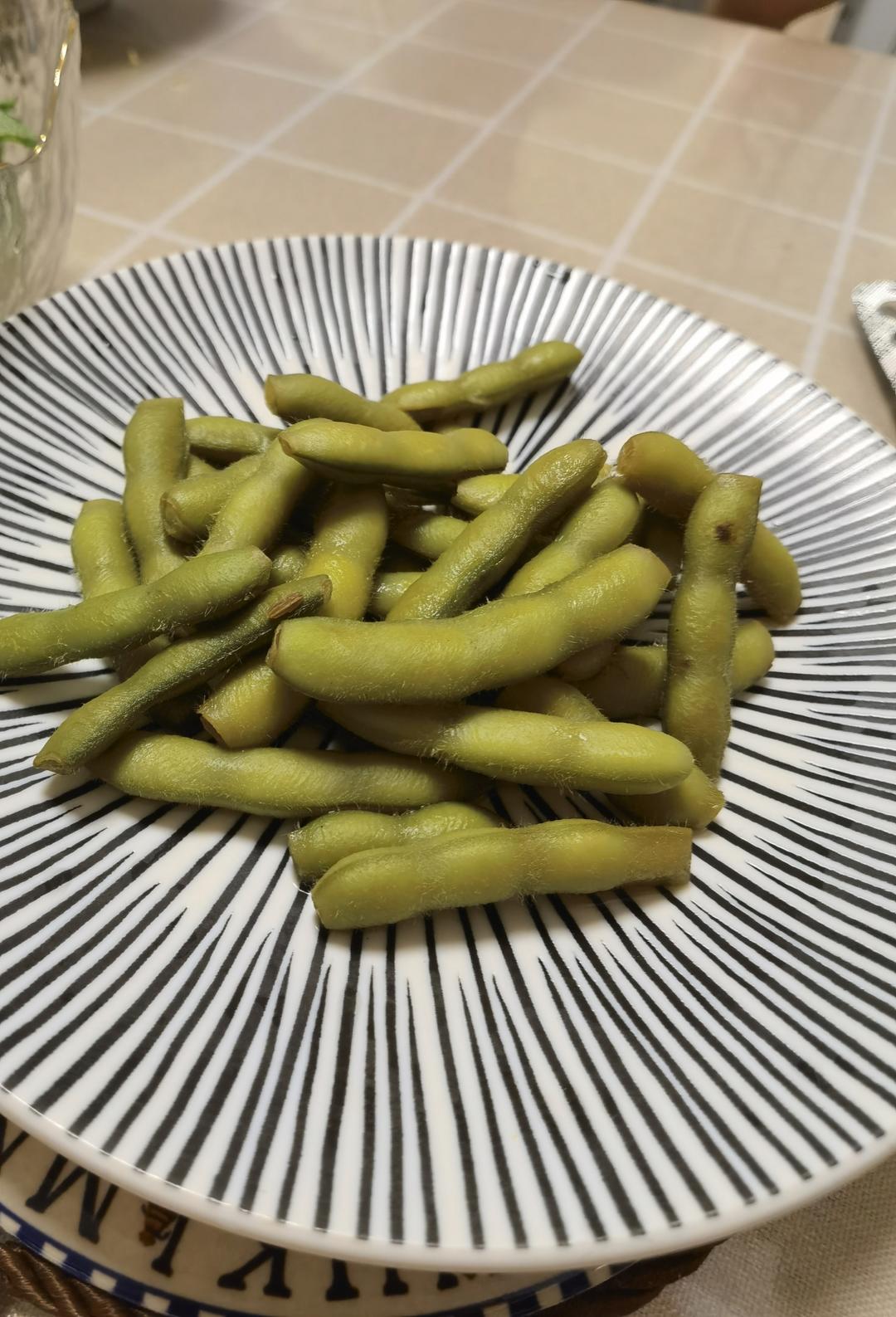 豪华版水煮毛豆