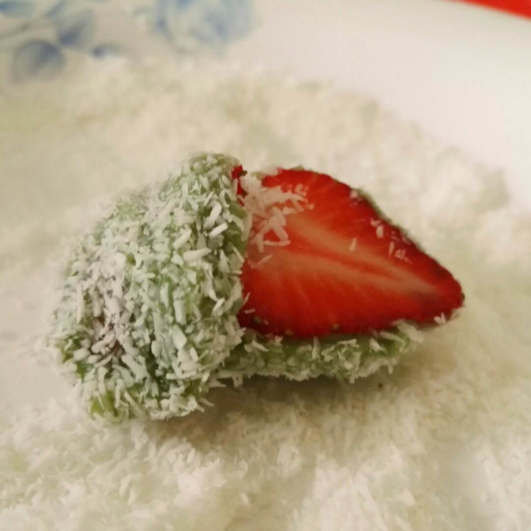 抹茶草莓大福