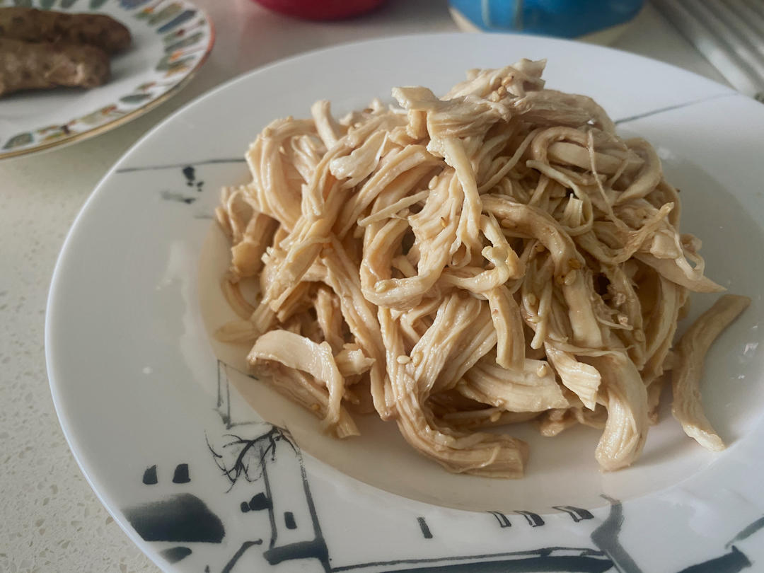 减脂健身｜凉拌手撕鸡丝（香辣&麻油版）