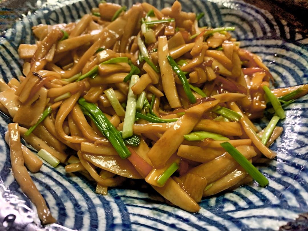 爆炒杏鲍菇