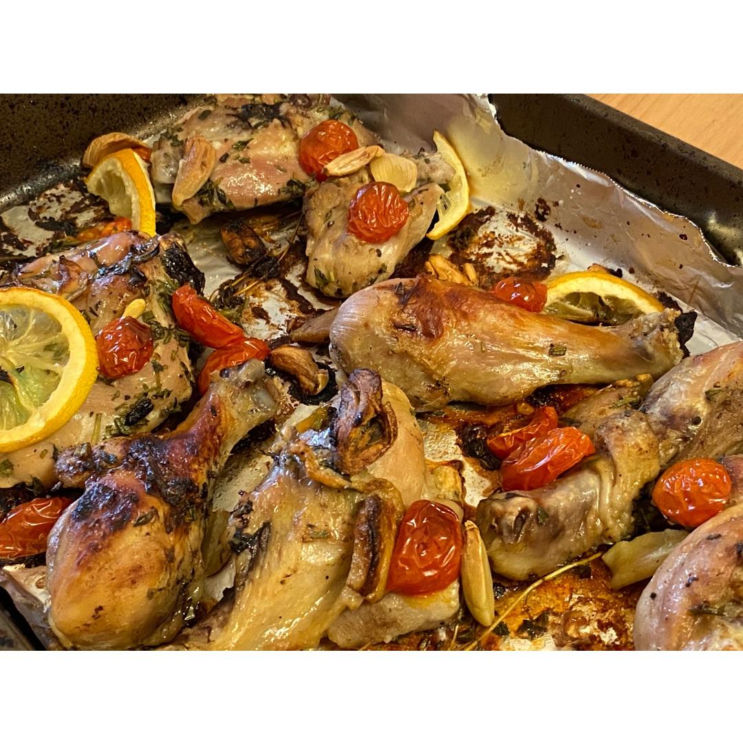 【百里香烤鸡腿】这是什么神仙配色，家庭聚会惊艳四座