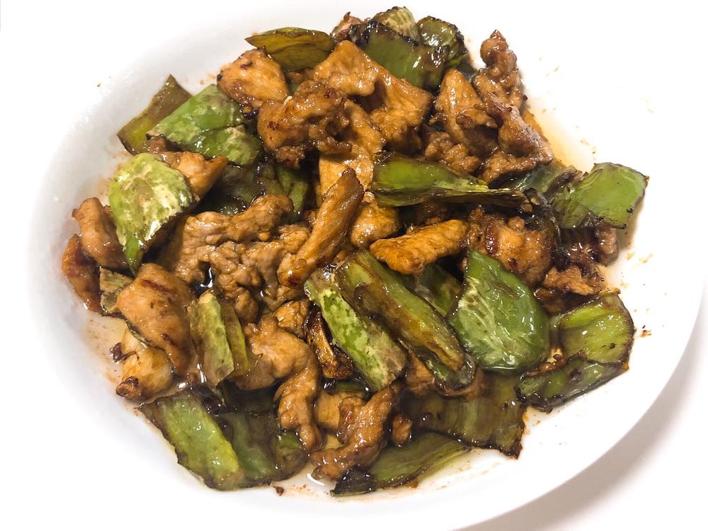 青椒炒肉片