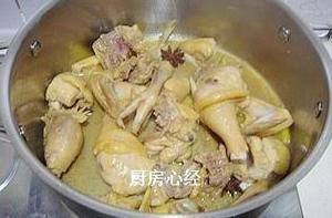 小鸡炖蘑菇的做法 步骤6