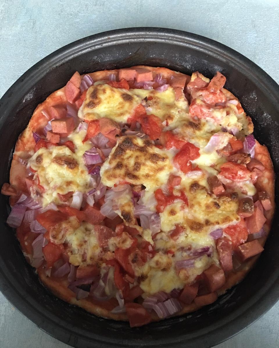 不用酵母的披萨底 No Yeast Pizza Dough