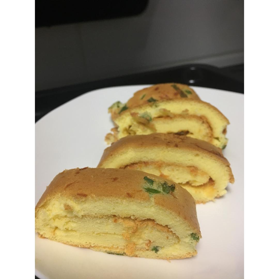 超赞的肉松火腿蛋糕卷