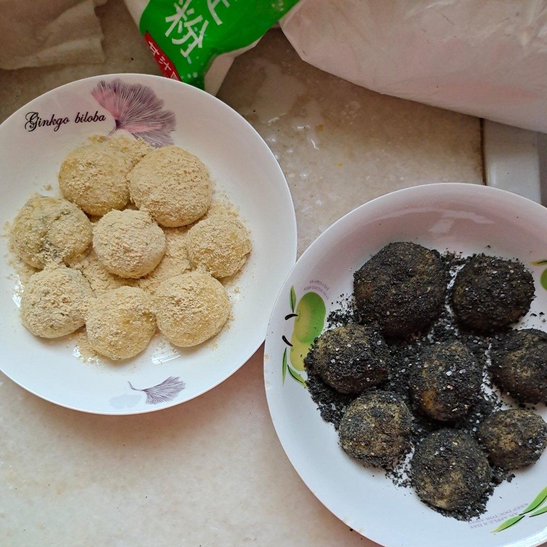 香甜软糯❗️好吃到哭的黄豆糯米球，巨简单～