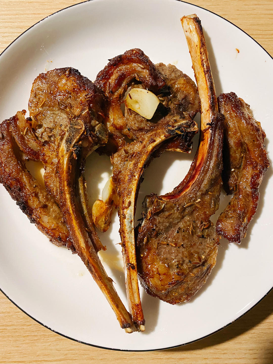 超简单 空气炸锅烤羊排