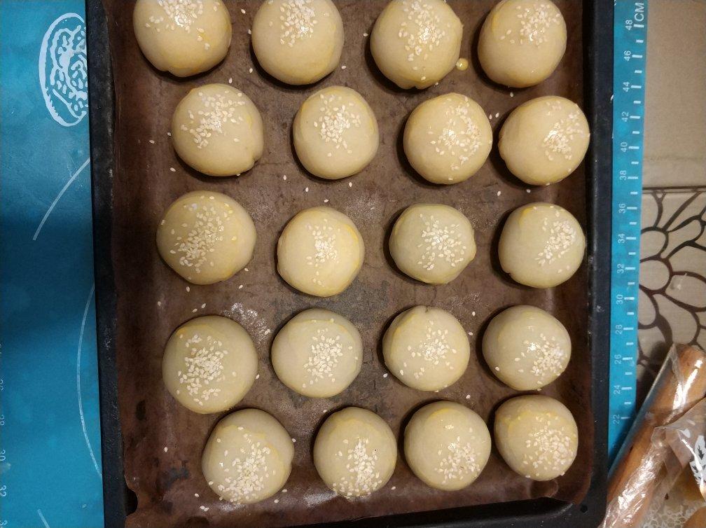 麻薯肉松豆沙蛋黄酥（玉米油版）