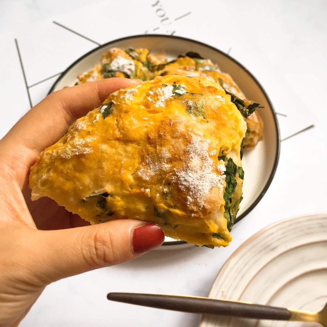 菠菜南瓜奶酪丹波面包丨健康·烘焙