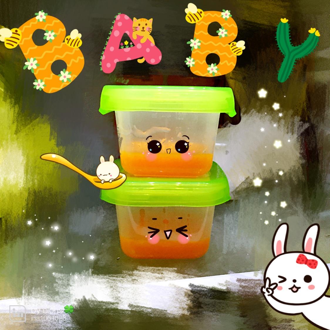 4月+宝宝辅食：米汤胡萝卜泥的做法