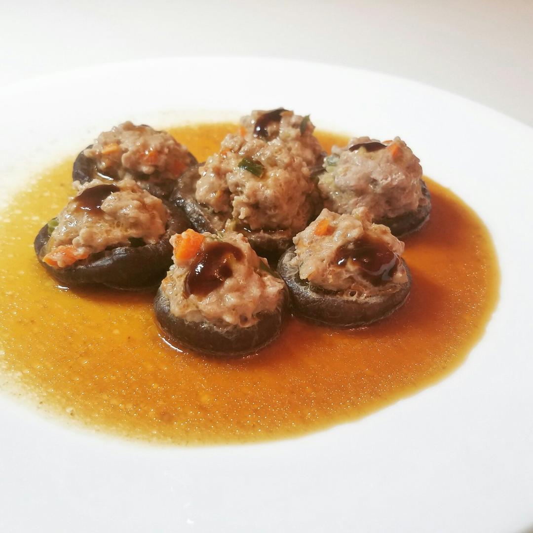 豆腐肉末酿香菇