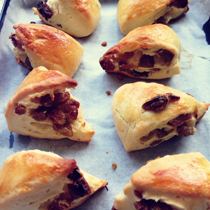 葡萄干司康（酵母版）