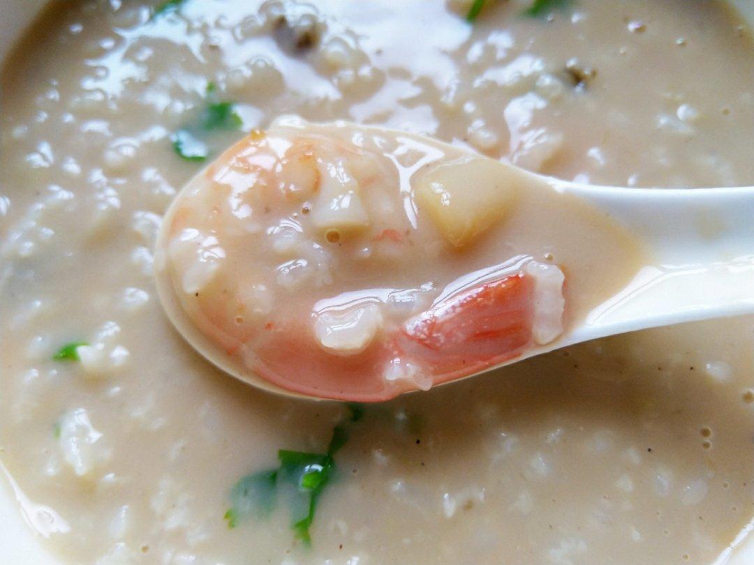 十五分钟快手之砂锅鲜虾粥(附5分钟电饭煲电压力锅更快捷方法)