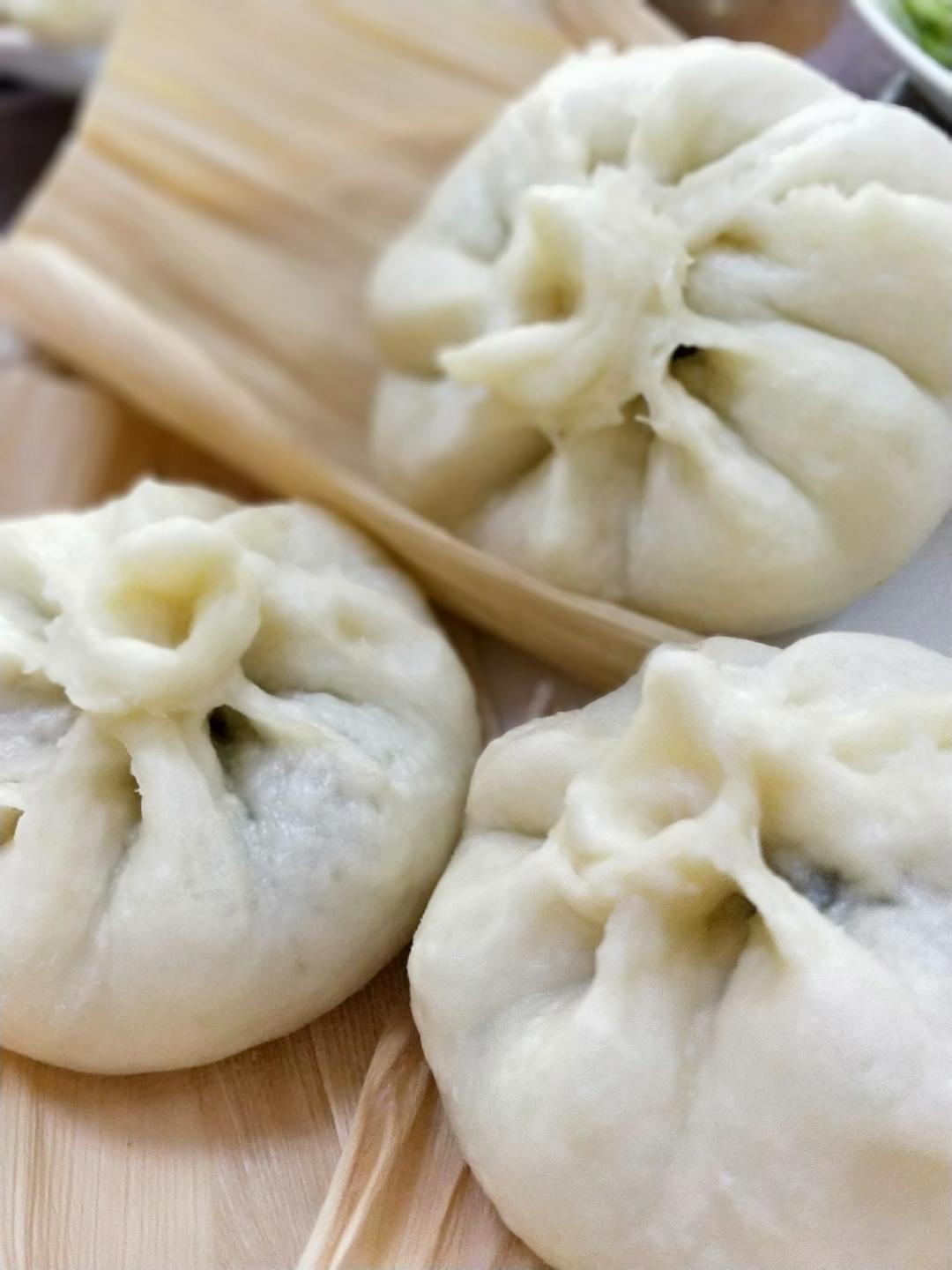 节省一半时间的大包子（另付翠绿菜包子，肉包子，腹黑包子食谱）