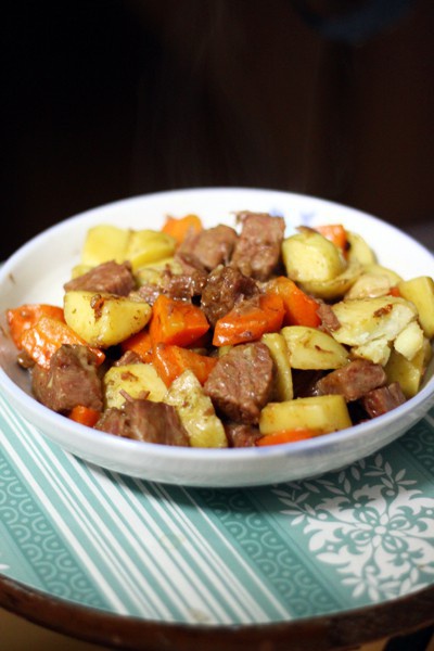 土豆胡萝卜炖牛肉