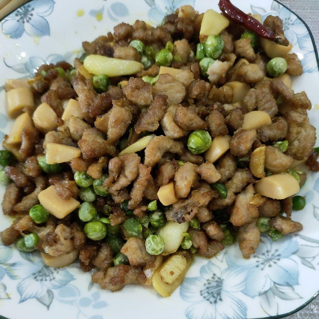 肉炒豌豆