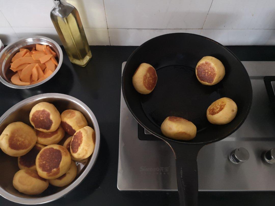 堂妈小厨——发面南瓜饼