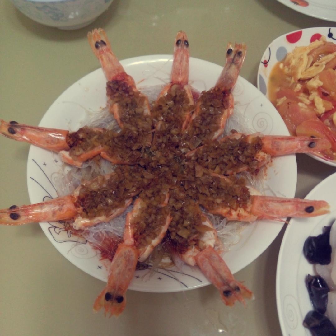 蒜蓉粉丝蒸虾
