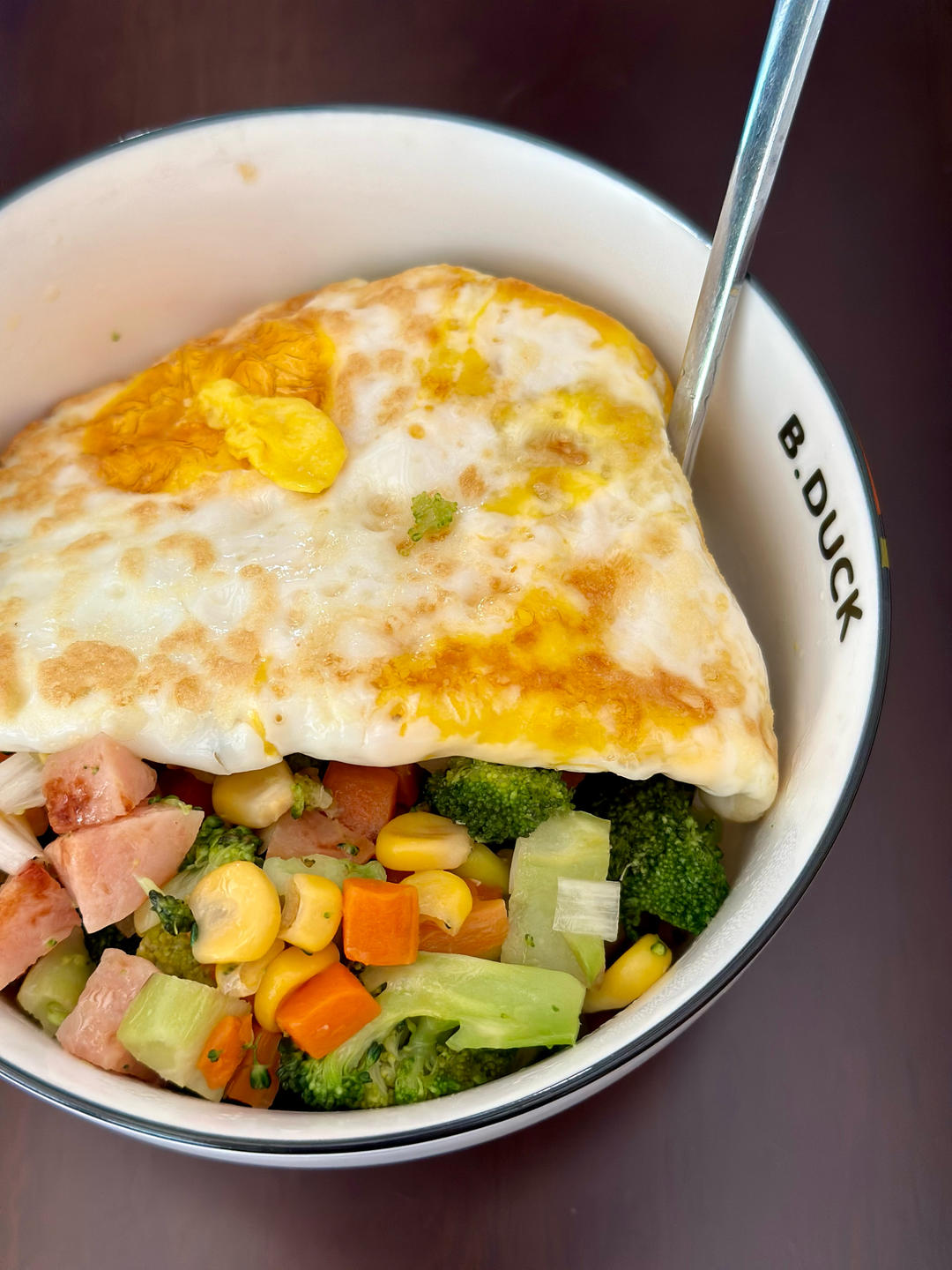 快手菜～猪肉肠炒三丁