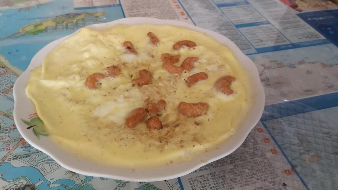 微波炉鸡蛋牛奶烤燕麦