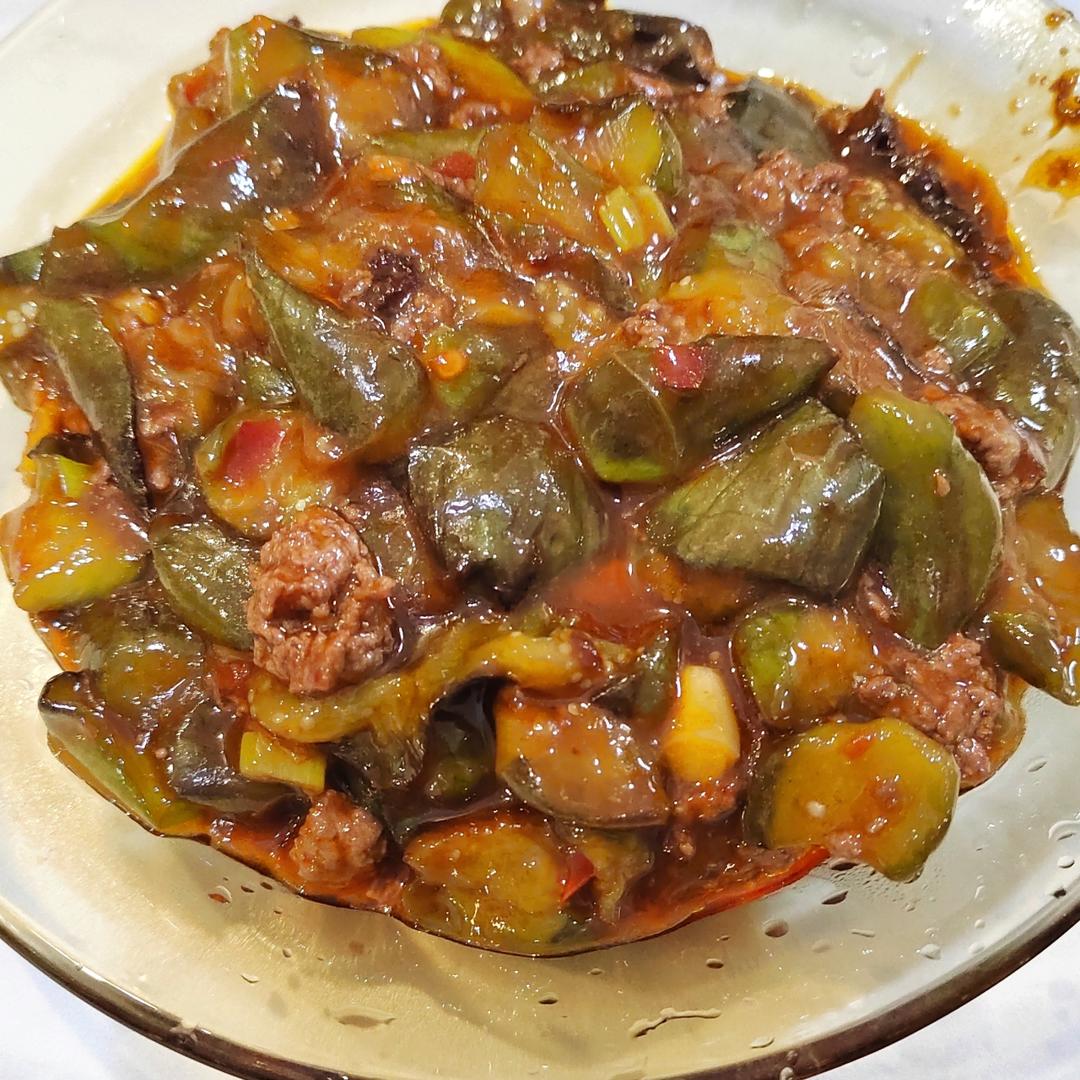 一次三碗饭的茄子