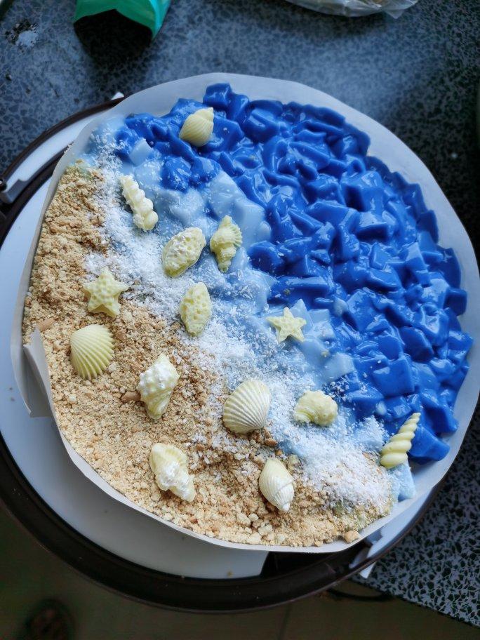 mars兔11做的海洋蛋糕