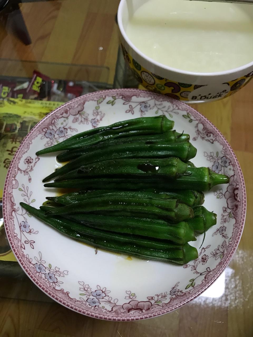 蚝油秋葵