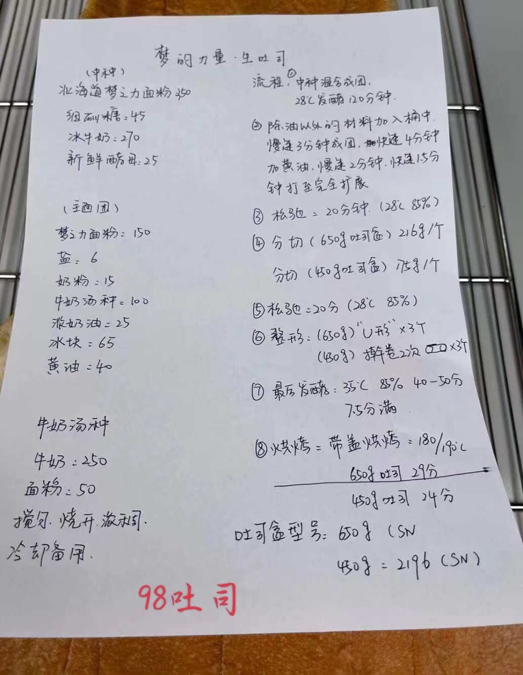 纯奶手撕吐司的做法 步骤1