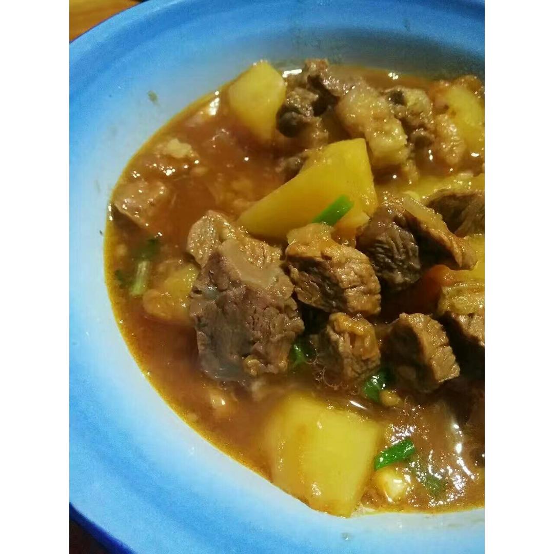 快手焖牛肉