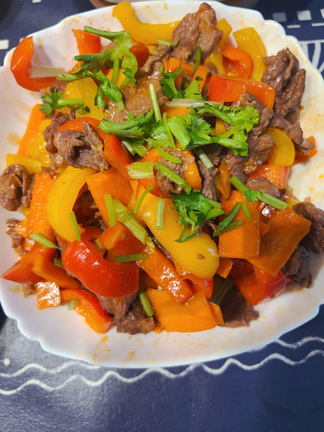零失败的彩椒炒牛肉