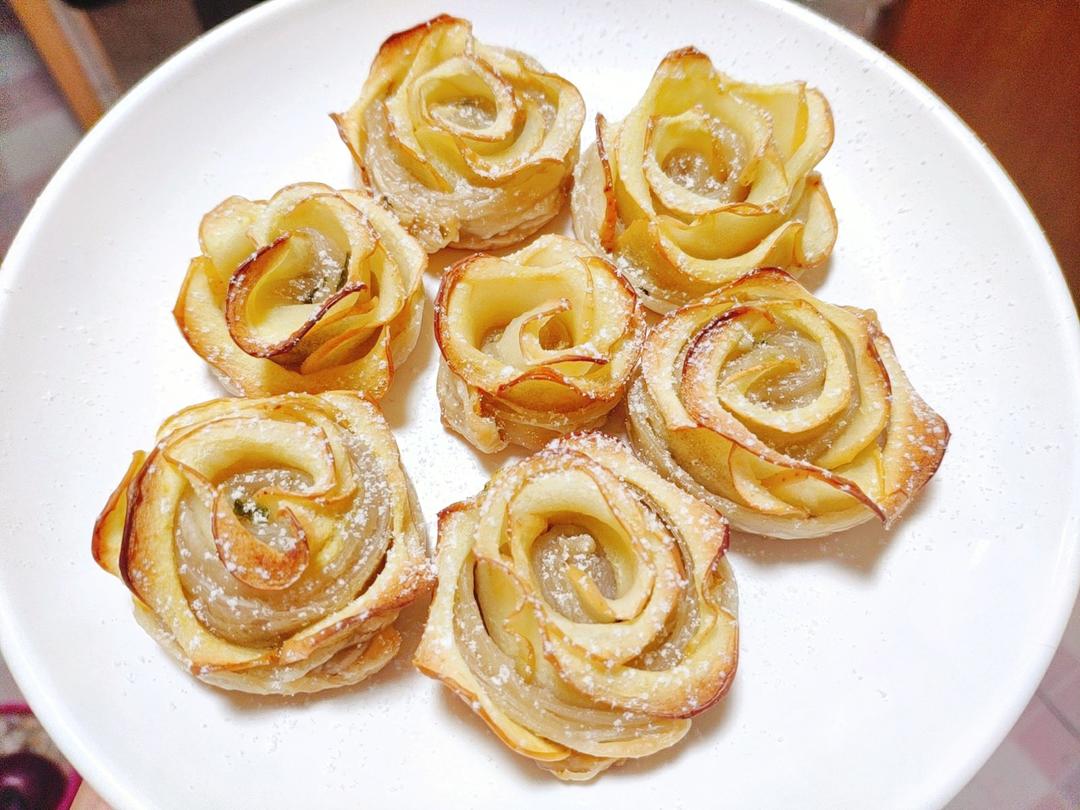玫瑰苹果塔-------飞饼版