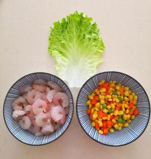 花束虾仁沙拉的做法 步骤1