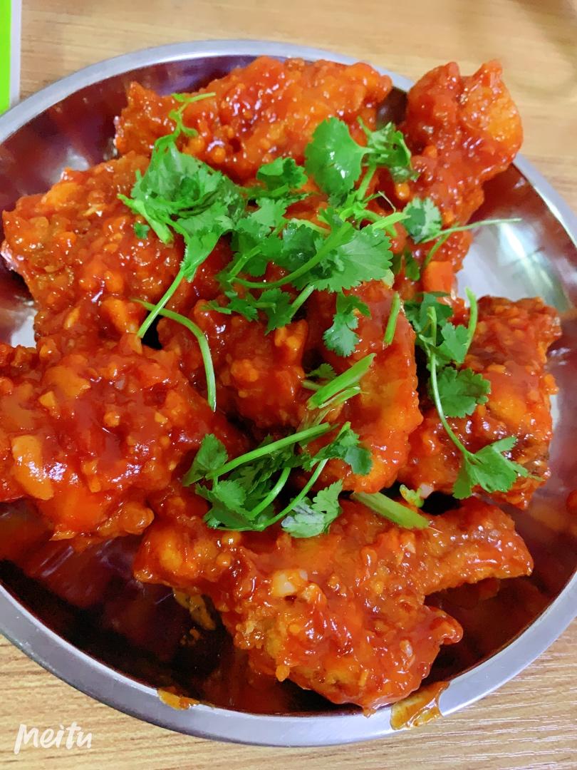 韩式炸鸡 甜辣酥脆 鲜嫩多汁 吹爆！