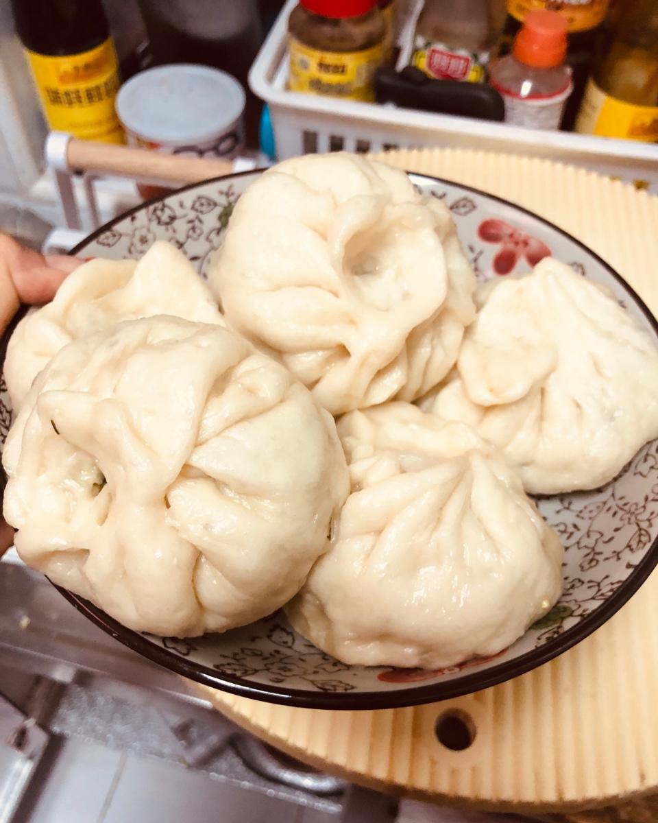 荠菜猪肉包子