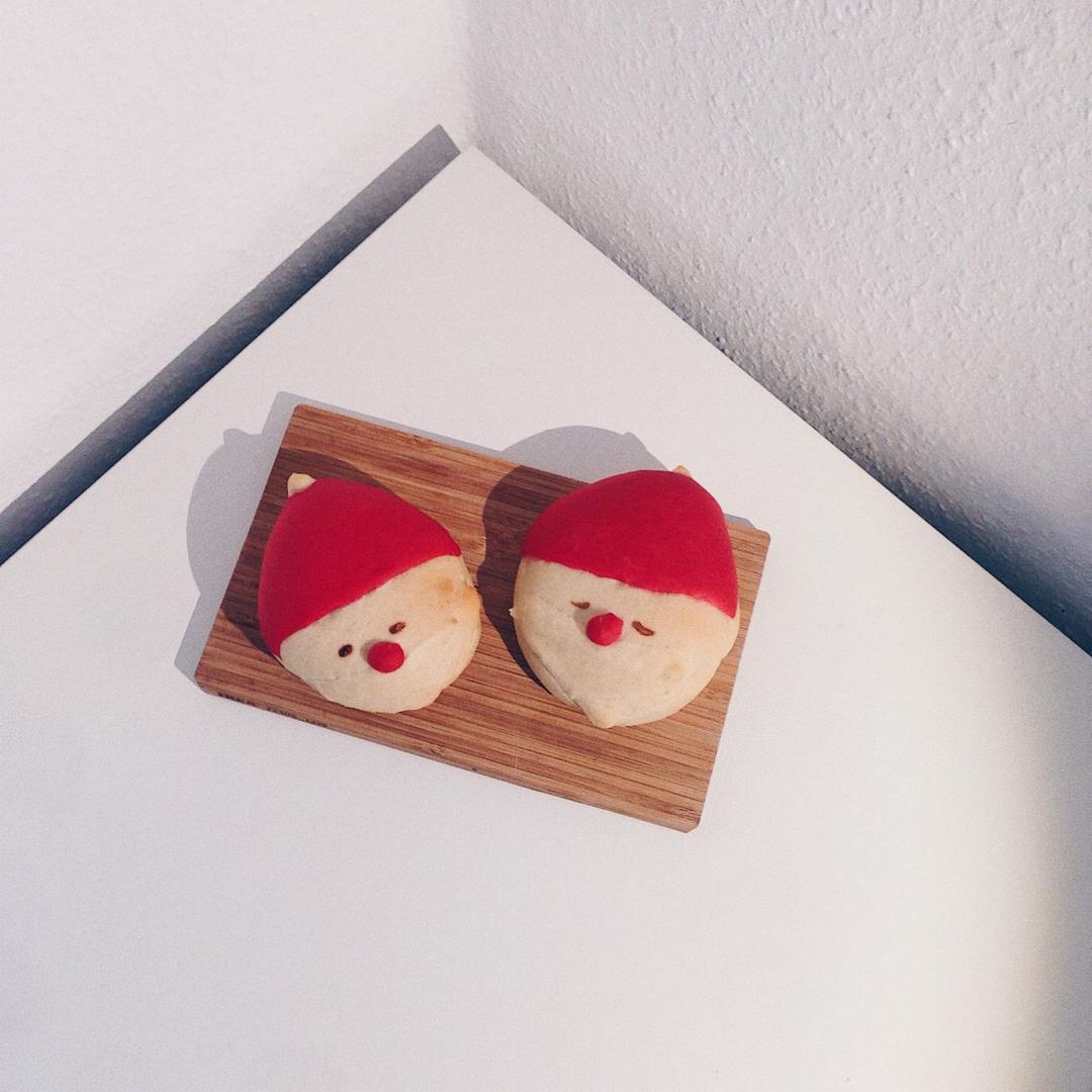 圣诞老人面包（巧克力夹心）