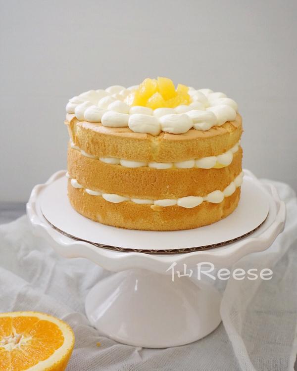 香橙凝乳奶油蛋糕