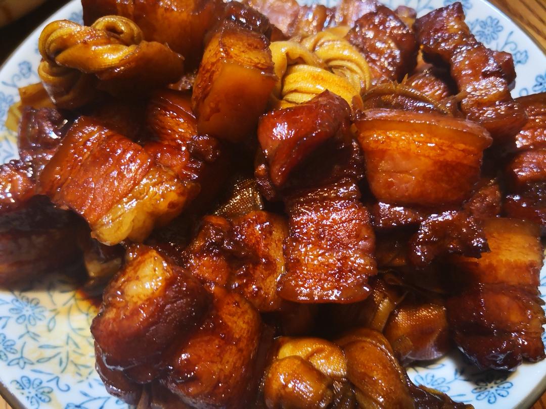 百叶结红烧肉的做法