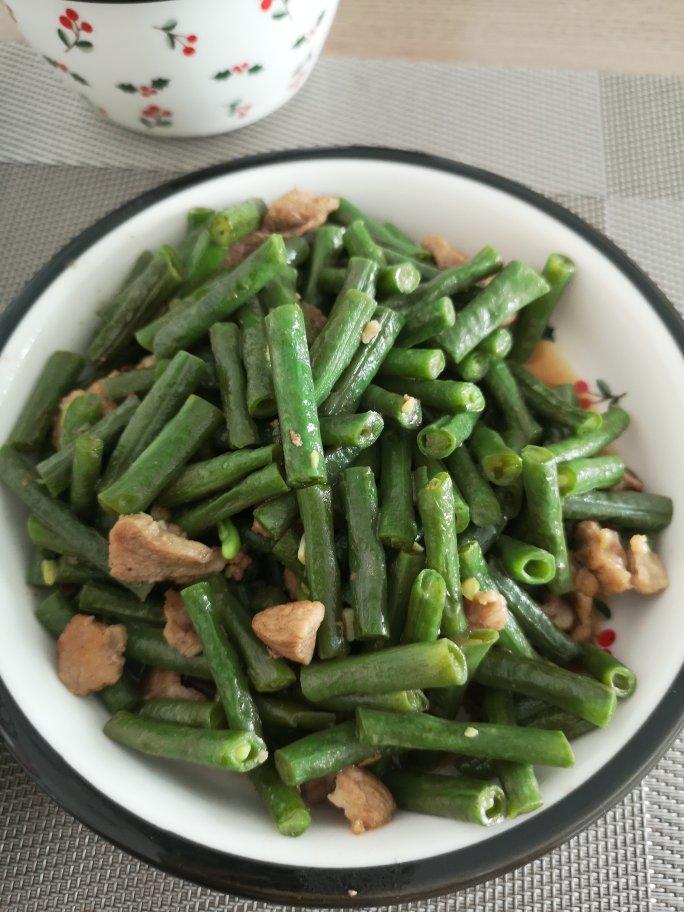 豆角炒肉