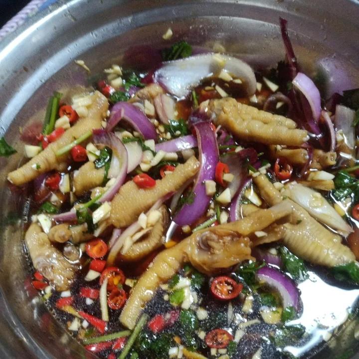 🍋柠檬百香果🌶️酸辣网红鸡爪