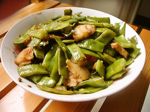扁豆炖肉