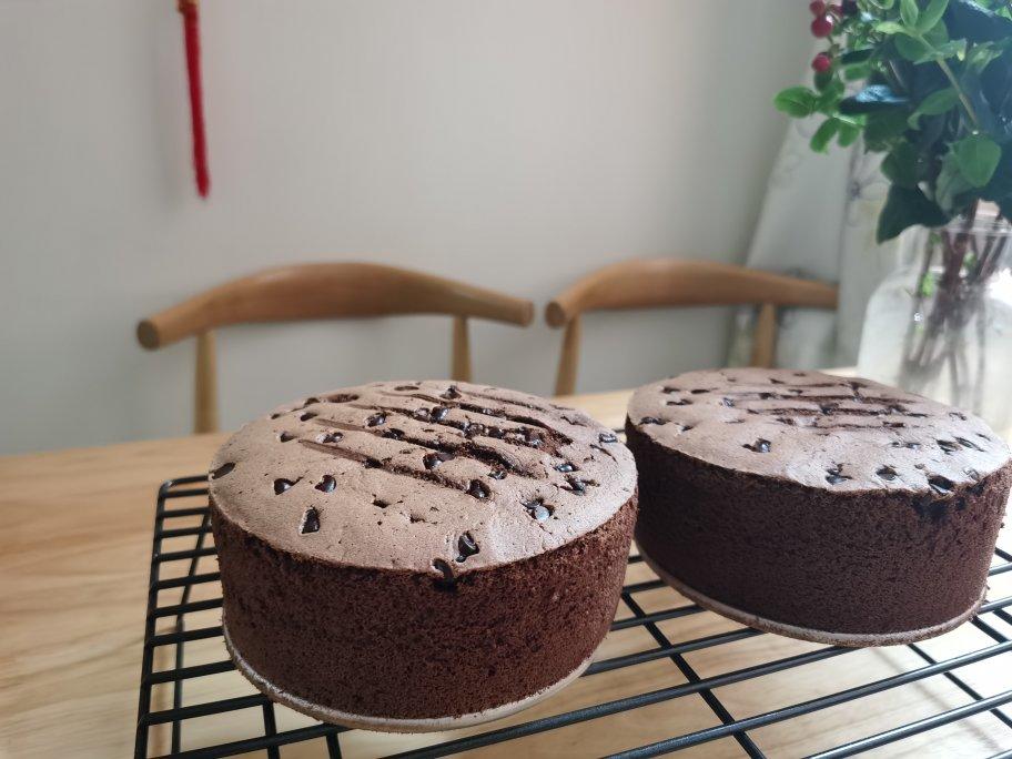 不消泡的巧克力戚风