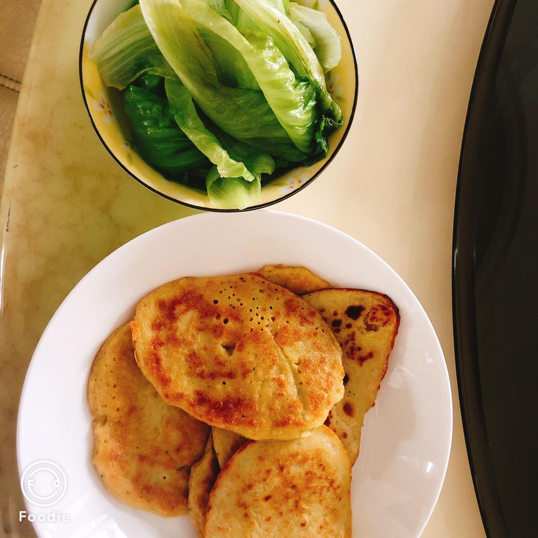 豆渣鸡蛋煎饼
