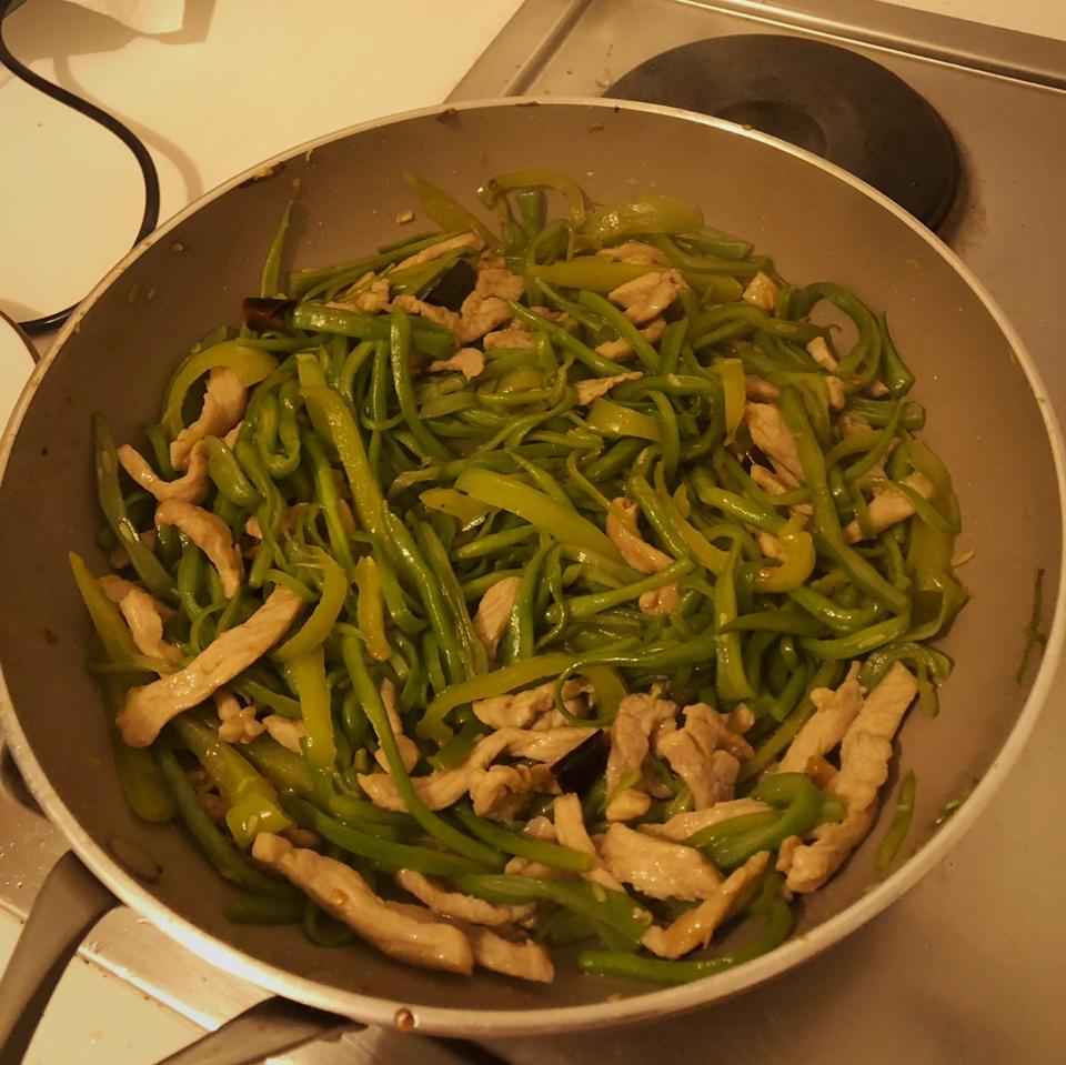 四季豆炒肉