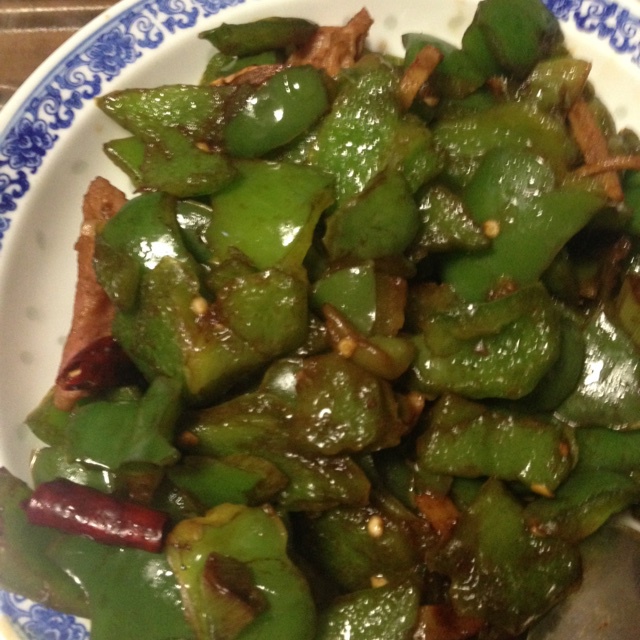 青椒炒肉