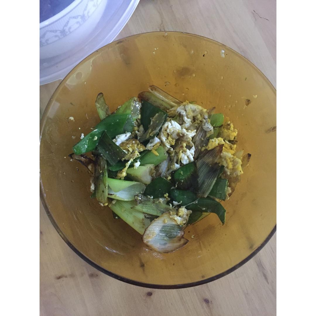 东北的大葱炒蛋