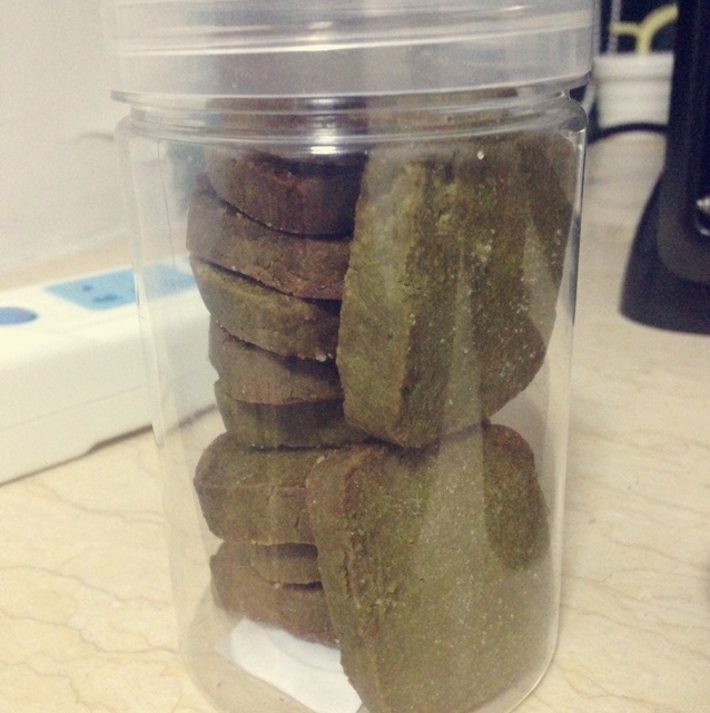 微苦抹茶沙布列酥饼