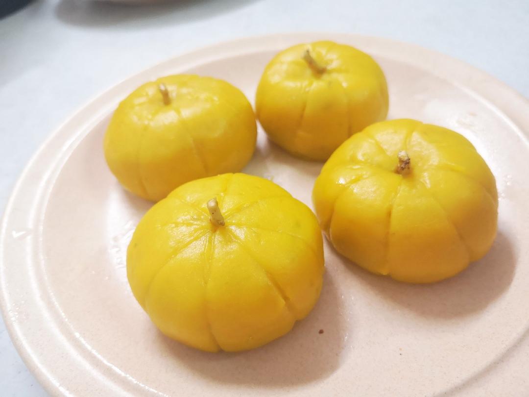 长得像山竹的南瓜饼