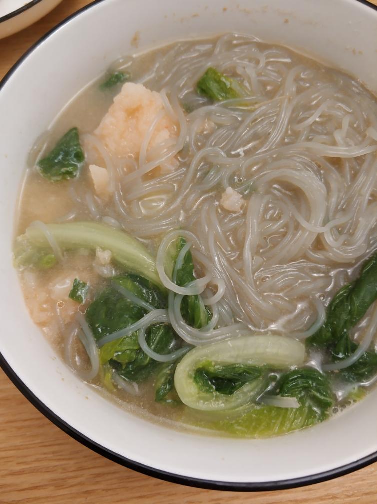 虾滑粉丝的做法